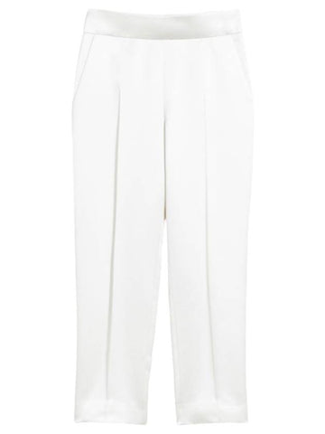 Geisha Straight Pants Optical White - MAX MARA - BALAAN 1