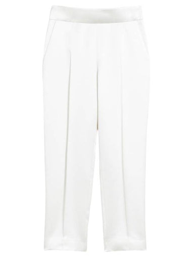 Geisha Straight Pants Optical White - MAX MARA - BALAAN 1