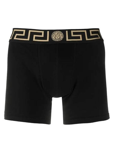 Men's Greca Border Boxer Briefs 2 Pack Black - VERSACE - BALAAN 1