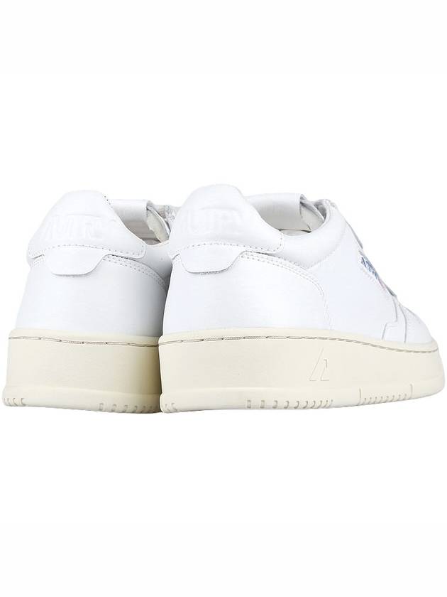 Medalist Leather Low Top Sneakers White - AUTRY - BALAAN 6