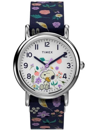 Timex Weekender x Peanuts Quartz White Dial Ladies Watch TW2V45900JT - TIMEX - BALAAN 1