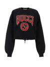 Jersey Embroidery Sweatshirt Black - GUCCI - BALAAN 2