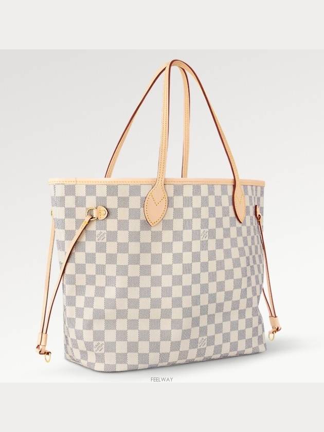 Neverfull MM Tote Bag Beige - LOUIS VUITTON - BALAAN 3