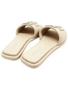 Double T Slide Slippers Beige - TORY BURCH - BALAAN 5