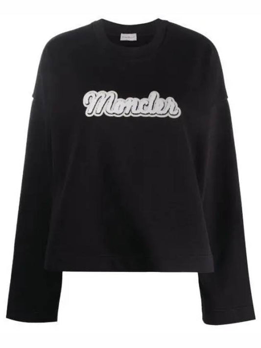 8G00020 899U5 999 Logo Cotton Sweatshirt 987175 - MONCLER - BALAAN 1