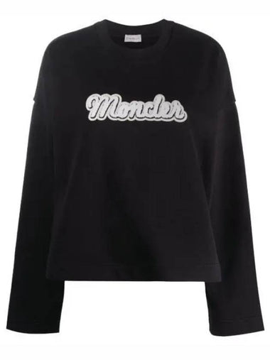 8G00020 899U5 999 Logo Cotton Sweatshirt 987175 - MONCLER - BALAAN 1