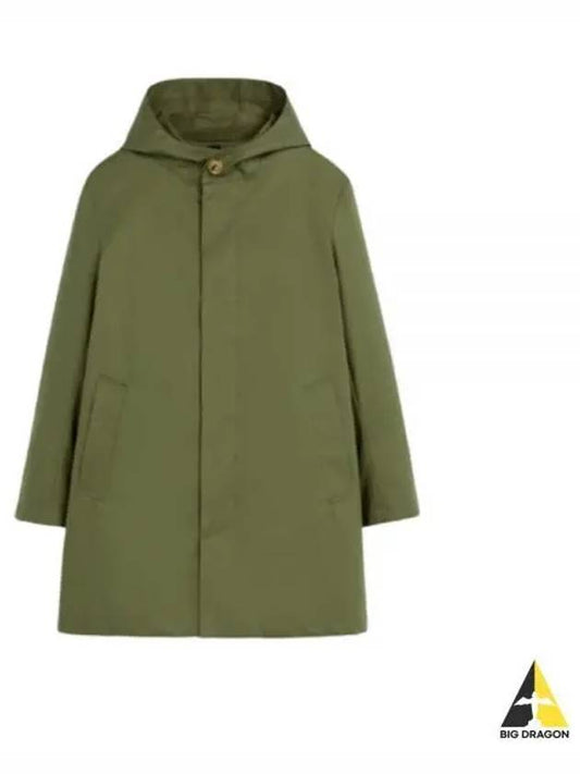CHRYSTON SHORT FOUR LEAF CLOVER GMC 112 MO6762 Christon cotton hoodie coat - MACKINTOSH - BALAAN 1