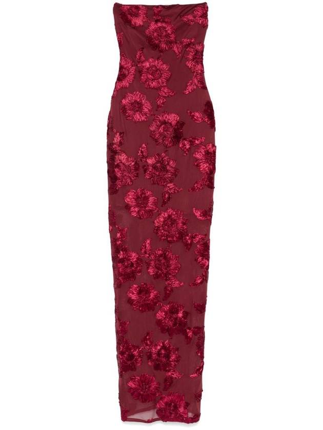 Rotate Birger Christensen 3D Mesh Maxi Dress - ROTATE - BALAAN 1