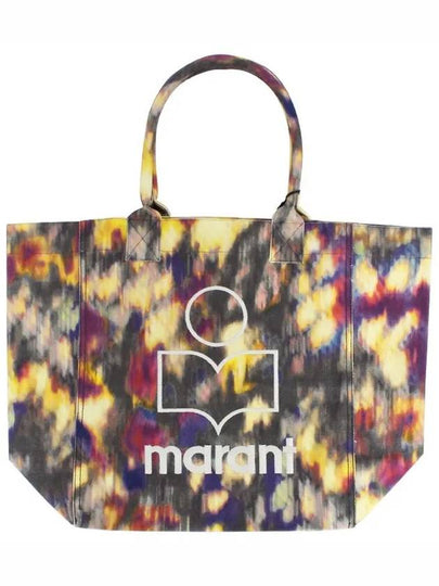 Yenky Logo Cotton Tote Bag Ochre Black - ISABEL MARANT - BALAAN 2