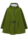 Fluffy Poncho Raincoat Women Windbreaker Jacket Jumper Khaki MCSS24OT5BK - MACKY - BALAAN 2