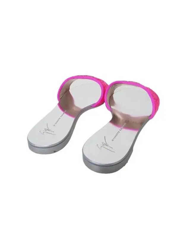 E800023 002 Logo Sandals Pink Giuseppe Zanotti - GIUSEPPE ZANOTTI - BALAAN 4