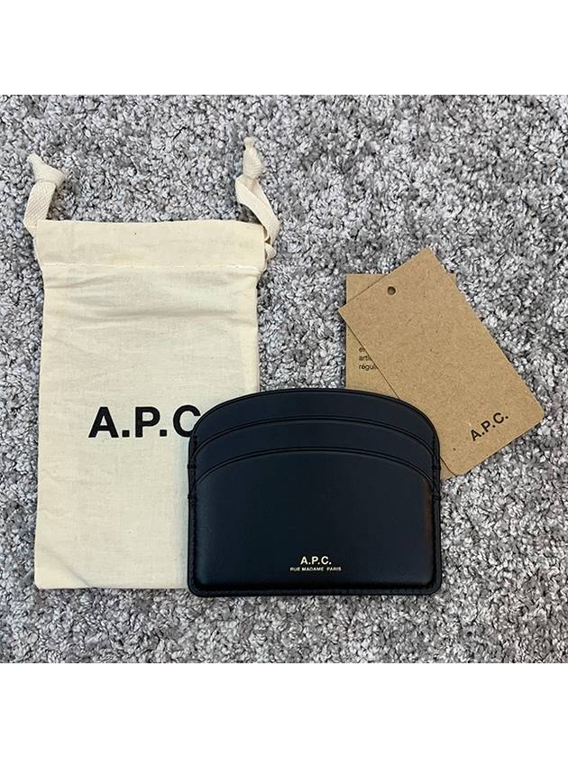 Demi Lune Card Holder Black - A.P.C. - BALAAN 3