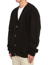 Braided Cardigan Black - FAMILY FIRST - BALAAN 3