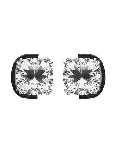 Harmonia Cushion Cut Stud Earrings White - SWAROVSKI - BALAAN 1