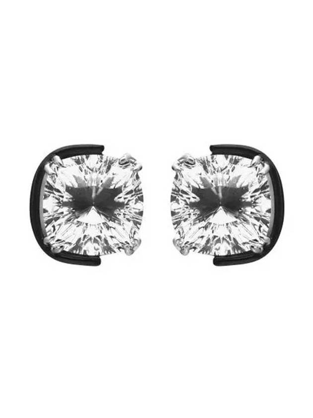 Harmonia Cushion Cut Stud Earrings White - SWAROVSKI - BALAAN 1