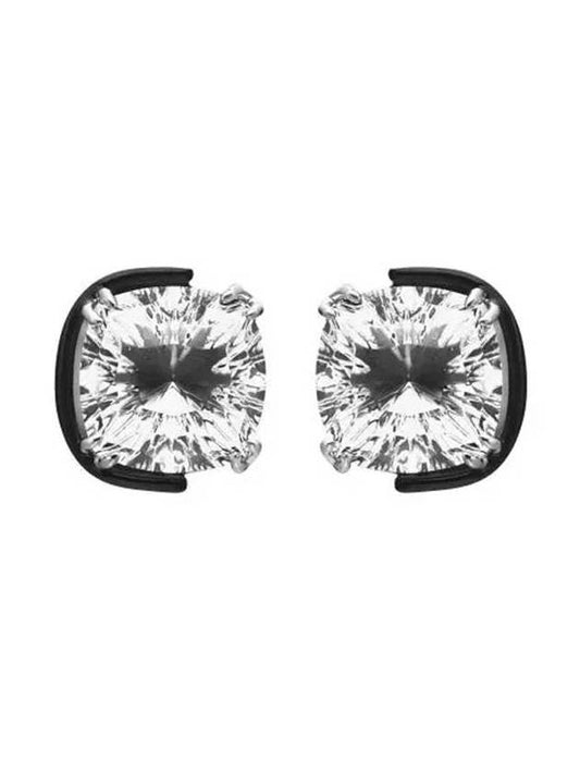 Harmonia Cushion Cut Stud Earrings White - SWAROVSKI - BALAAN 1