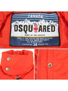 Zipper Long Down Padding Orange - DSQUARED2 - BALAAN 8