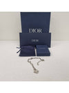 Oblique Pendant Necklace Silver - DIOR - BALAAN.