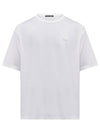 Face Patch Short Sleeve T-Shirt White - ACNE STUDIOS - BALAAN 2