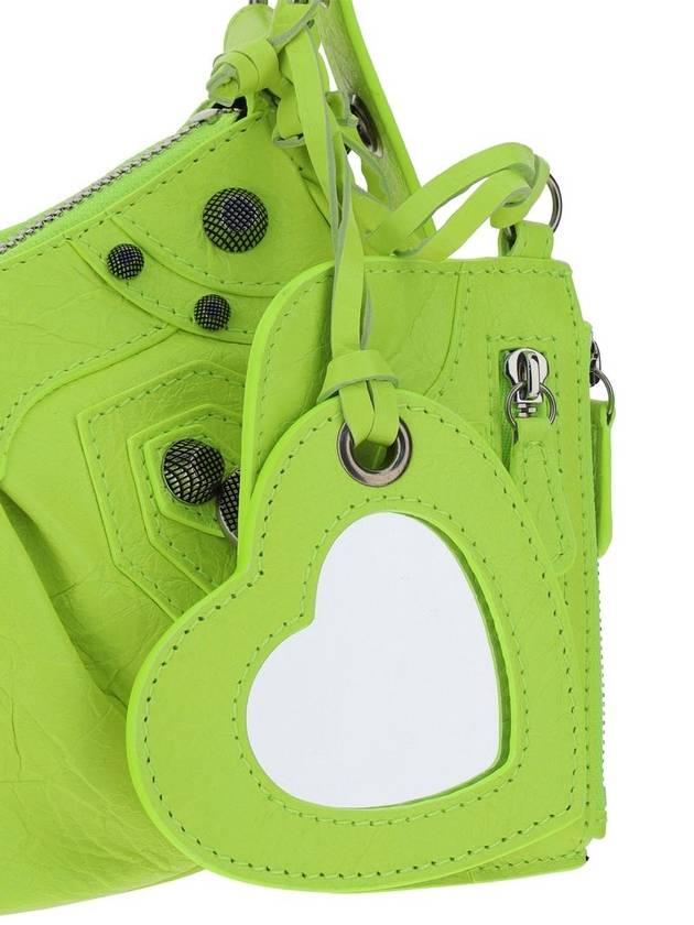 Women's Le Cagol XS Shoulder Bag Neon Yellow - BALENCIAGA - BALAAN 5