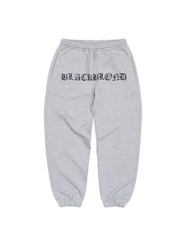 Crushed Faith Sweatpants Grey - BLACKBLOND - BALAAN 1