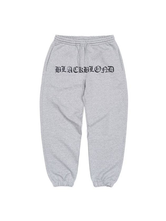 BBD Crushed Faith Sweatpants Gray - BLACKBLOND - BALAAN 1