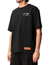 Heron Preston Logo TShirt HMAA019R21JER002 1001 - HERON PRESTON - BALAAN 9