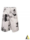FI P119 1 x Christian Marklay printed shorts - COMME DES GARCONS - BALAAN 2