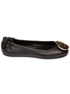 Minnie Travel Flat Black - TORY BURCH - BALAAN.