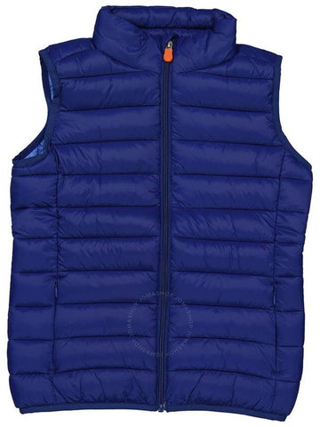 Save The Duck Eclipse Blue Giga Icon Puffer Vest, Size 6 - SAVE THE DUCK - BALAAN 1