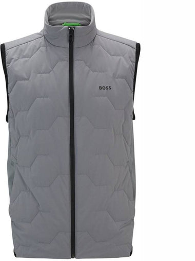 Padded detail regular fit water repellent vest - HUGO BOSS - BALAAN 1