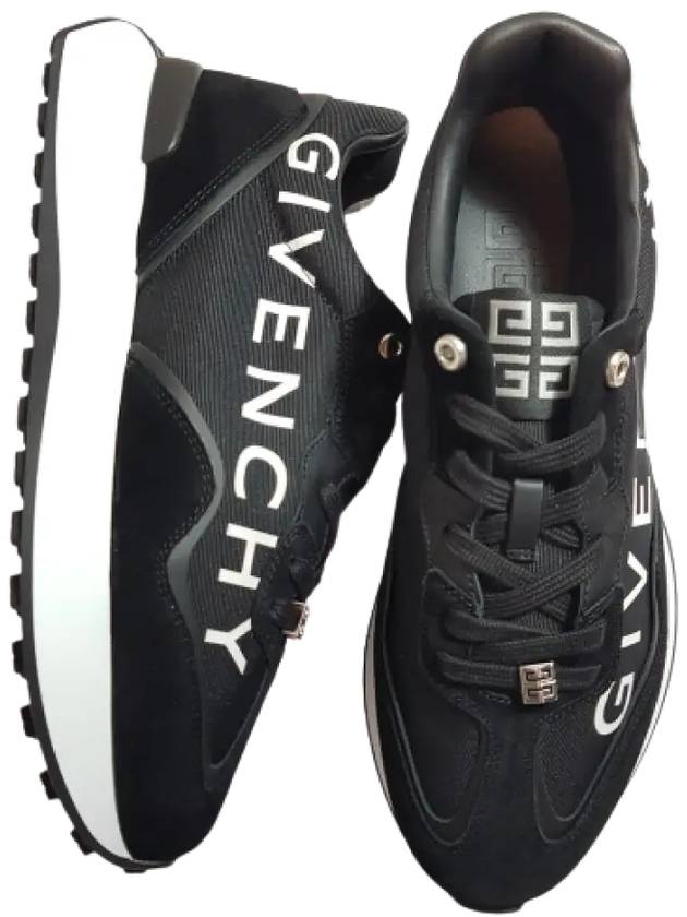 GIV Runner Low Top Sneakers Black - GIVENCHY - BALAAN 4