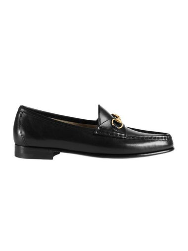 1953 Horsebit Leather Loafers Black - GUCCI - BALAAN 1