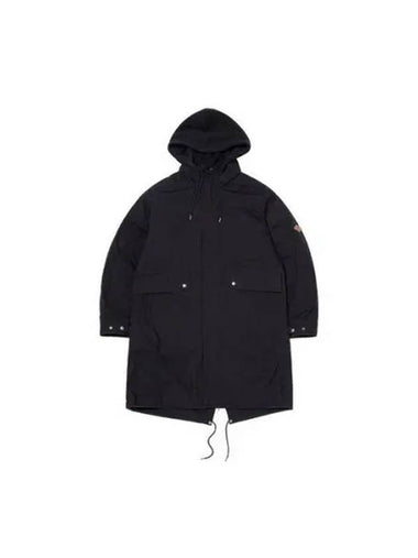 KODAK Apparel fishtail hooded padded jacket BLACK - KODO - BALAAN 1