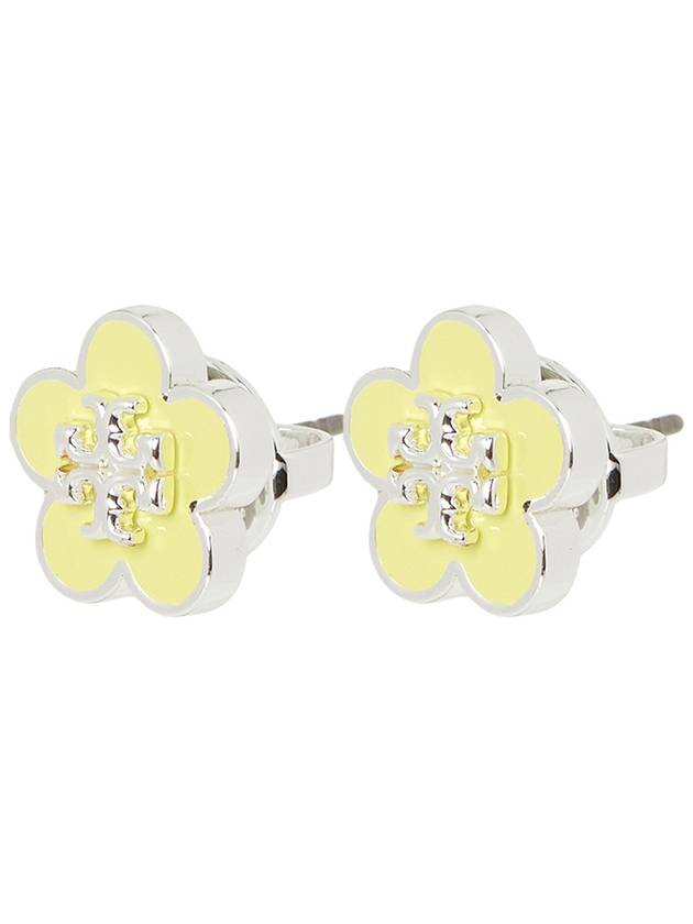 Kira Flower Stud Earrings Yellow - TORY BURCH - BALAAN 2