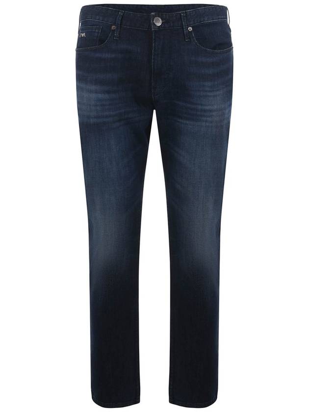 Denim Straight Pants 8N1J061D16Z 0942 Navy - EMPORIO ARMANI - BALAAN 2