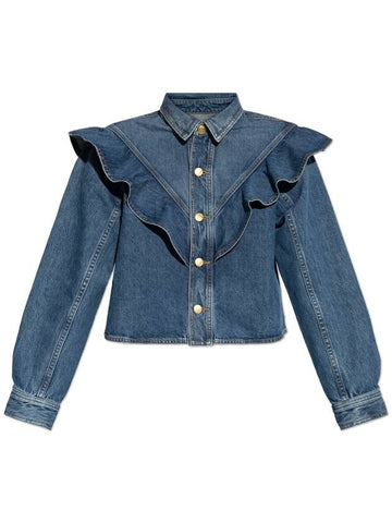 Ulla Johnson Denim Jacket The Mathilde, Women's, Blue - ULLA JOHNSON - BALAAN 1