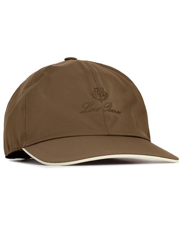 Embroidered Logo Ball Cap Pecan Ivory - LORO PIANA - BALAAN 3