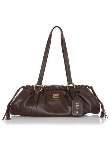 5BG289 2CSW F0NBL Jua Nappa Medium Shoulder Bag 1210169 - MIU MIU - BALAAN 1