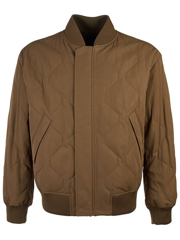 Thule Cotton Reversible Bomber Jacket Dark Khaki Desert Mist - LORO PIANA - BALAAN 6