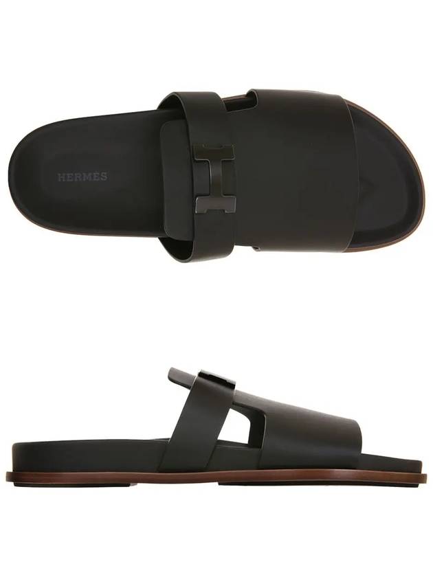 Jores Slippers Black - HERMES - BALAAN 2