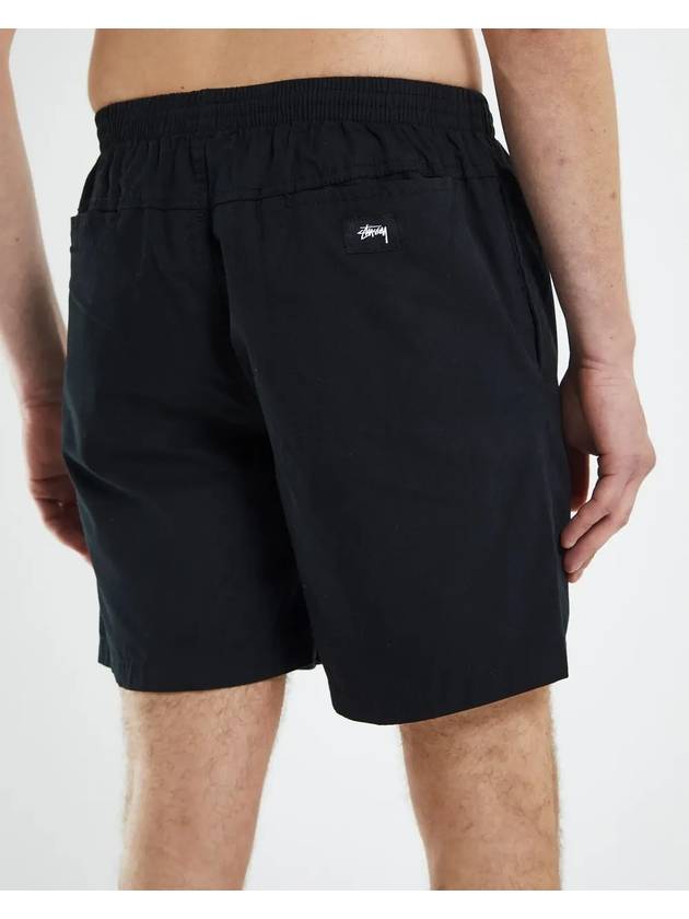 Basic Stock Beach Shorts Black - STUSSY - BALAAN 7