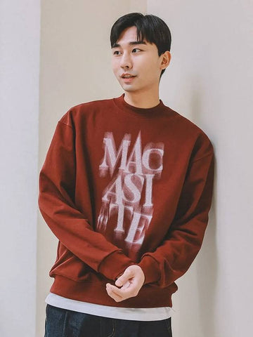 Spread Logo Sweatshirt Wine - MACASITE - BALAAN 1