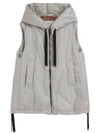 Greengo Water Repellent Hooded Padded Vest Ivory - MAX MARA - BALAAN 5