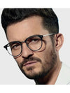 Eyewear Round Titanium Glasses Black - HUGO BOSS - BALAAN 6