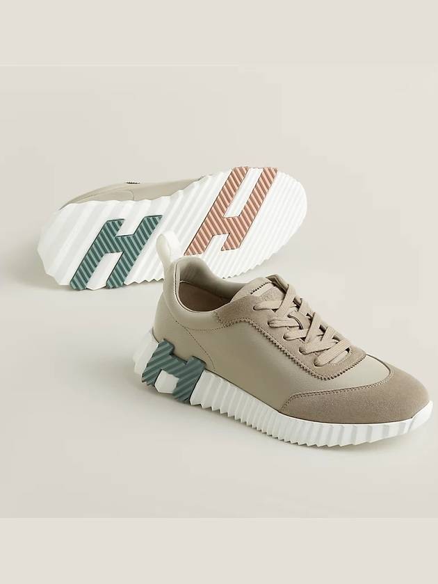 Bouncing Low Top Sneakers Beige - HERMES - BALAAN 6