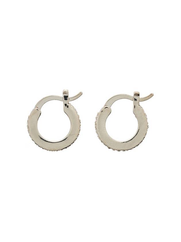 Pave Huggy Earrings C9337 SILVER - COACH - BALAAN 2