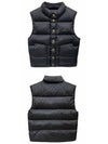 2W987795W 38NO Triomphe Logo Down Padded Vest Black Women s Jacket TJ - CELINE - BALAAN 4