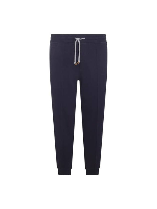 Men's Zipper Pocket Track Pants Navy - BRUNELLO CUCINELLI - BALAAN 1