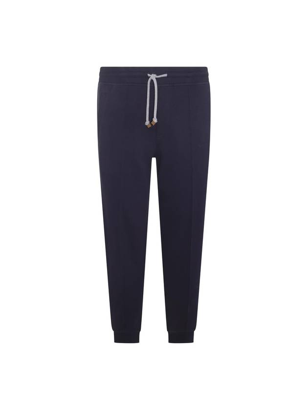 Men's Zipper Pocket Track Pants Navy - BRUNELLO CUCINELLI - BALAAN 1